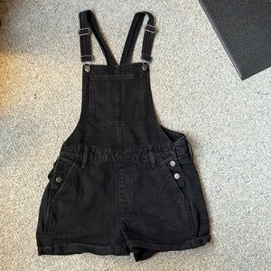Madewell Black short overalls